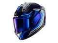 CAPACETE SHARK SKWAL i3 RHAD AZUL/CROMADO/PRATA (BUS) - XL