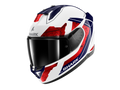 CAPACETE SHARK SKWAL i3 RHAD BRANCO/CROMADO/VERMELHO (WUR) - XL -