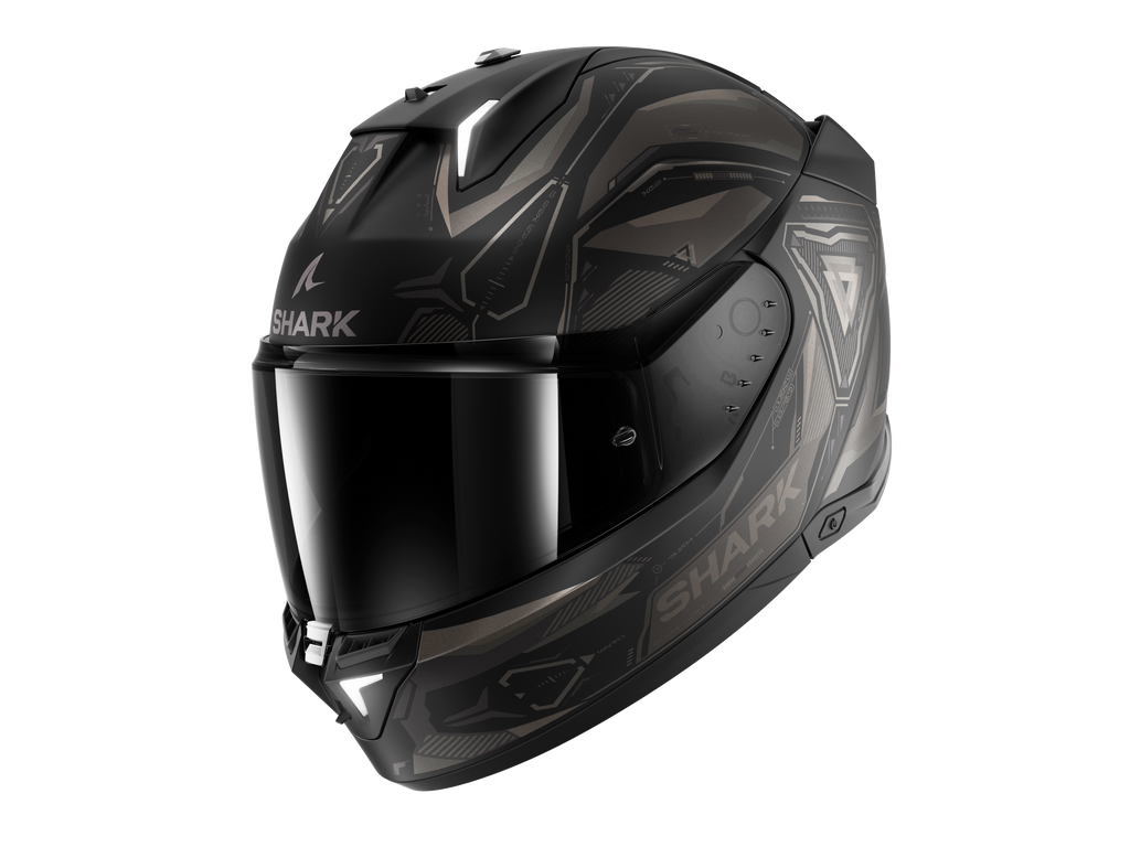 CAPACETE SHARK SKWAL i3 LINIK MAT PRETO/ANTRACITE (KAA) - M -