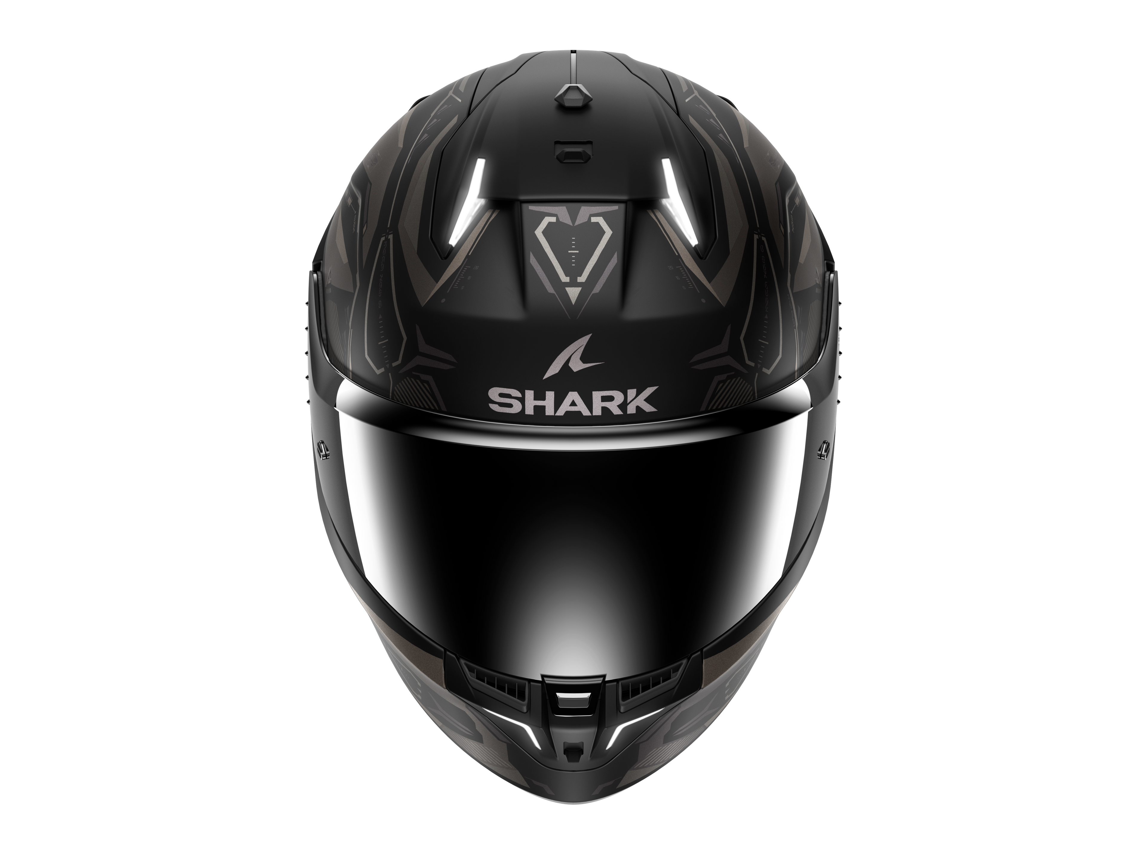 CAPACETE SHARK SKWAL i3 LINIK MAT PRETO/ANTRACITE (KAA) - L -