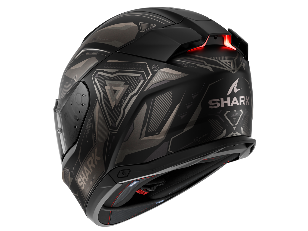 CAPACETE SHARK SKWAL i3 LINIK MAT PRETO/ANTRACITE (KAA) - L -