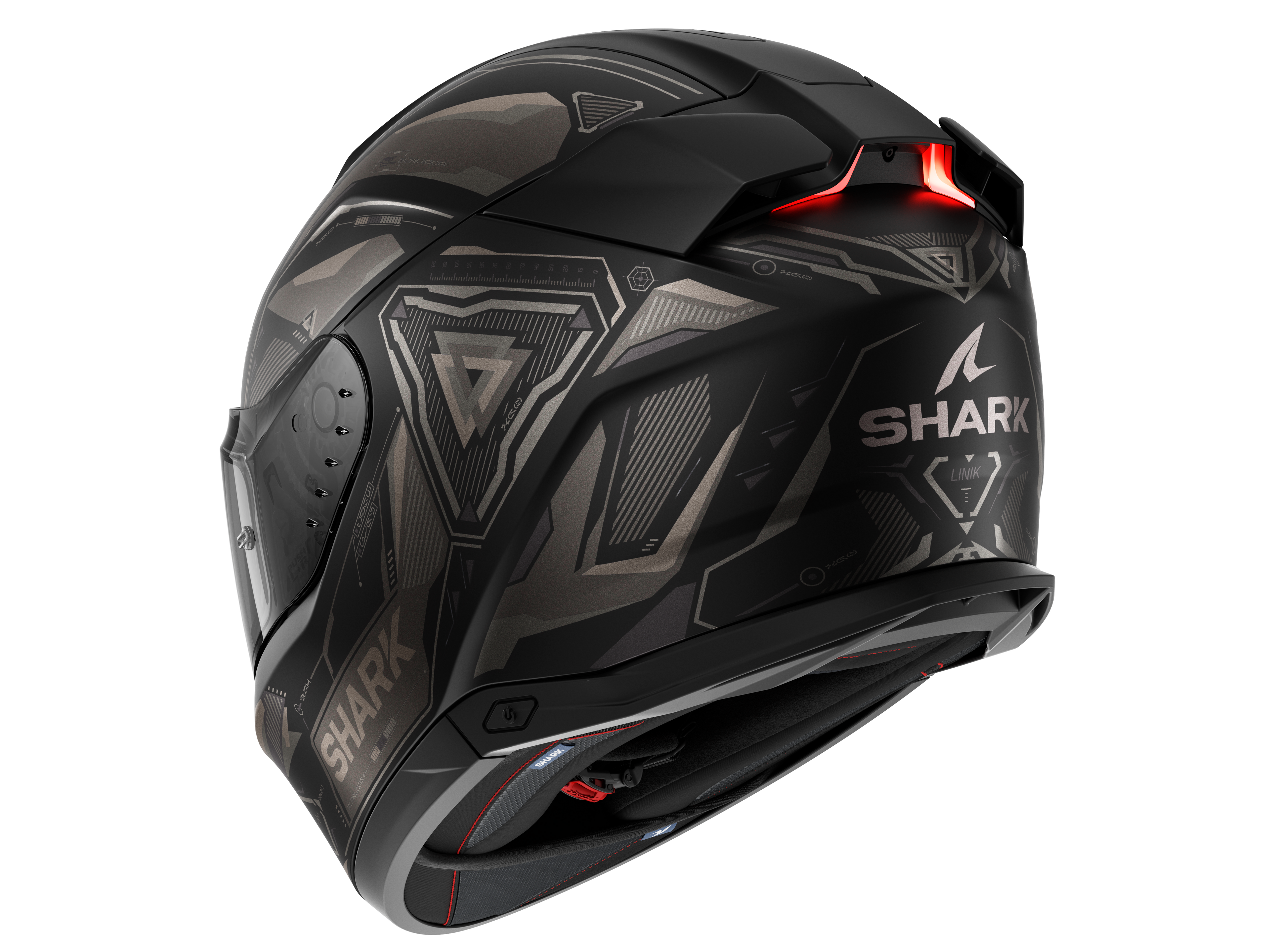 CAPACETE SHARK SKWAL i3 LINIK MAT PRETO/ANTRACITE (KAA) - L -