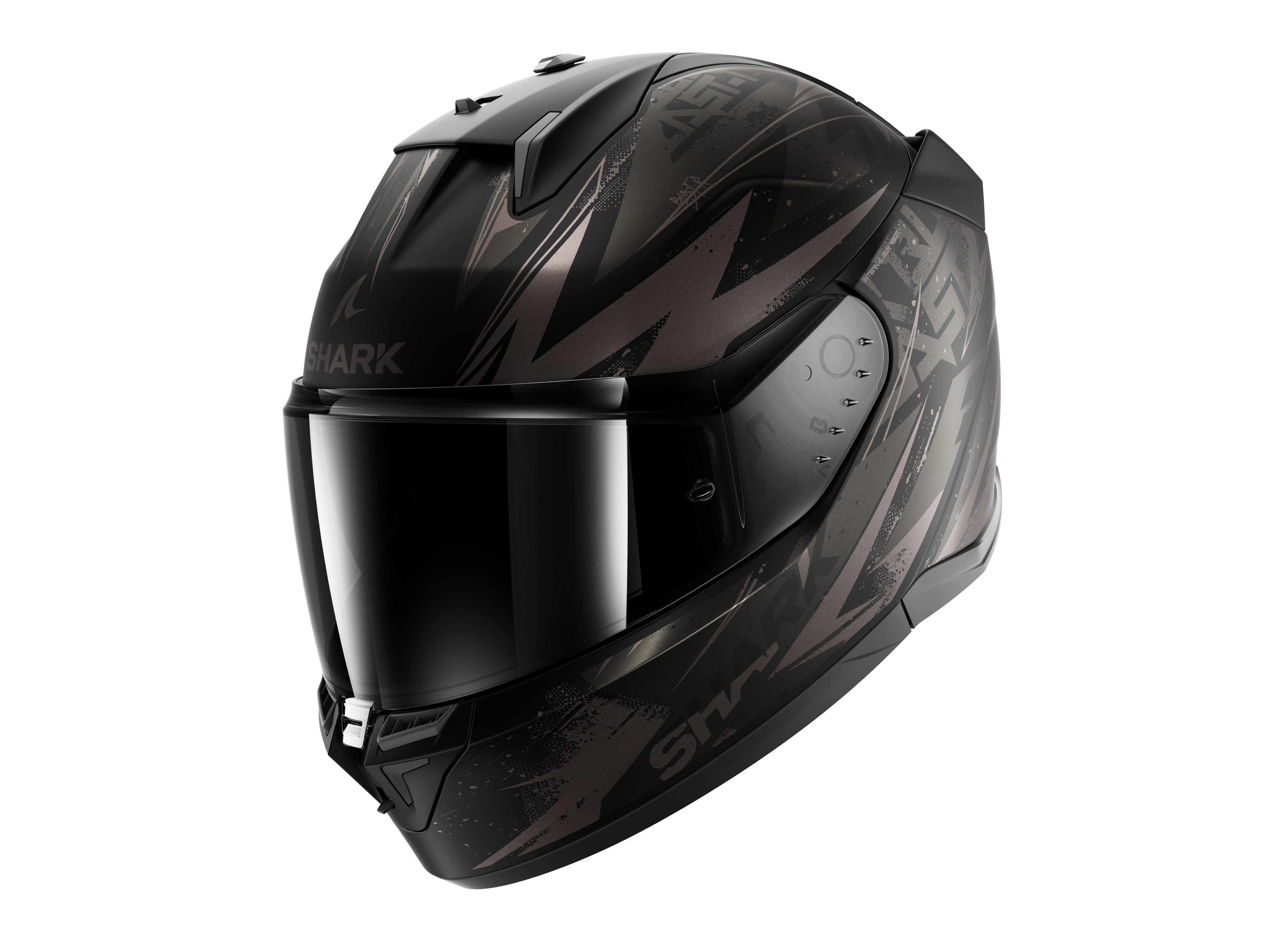 CAPACETE SHARK D-SKWAL 3 BLAST-R MAT PRETO/ANTRACITE (KAA) - XL -