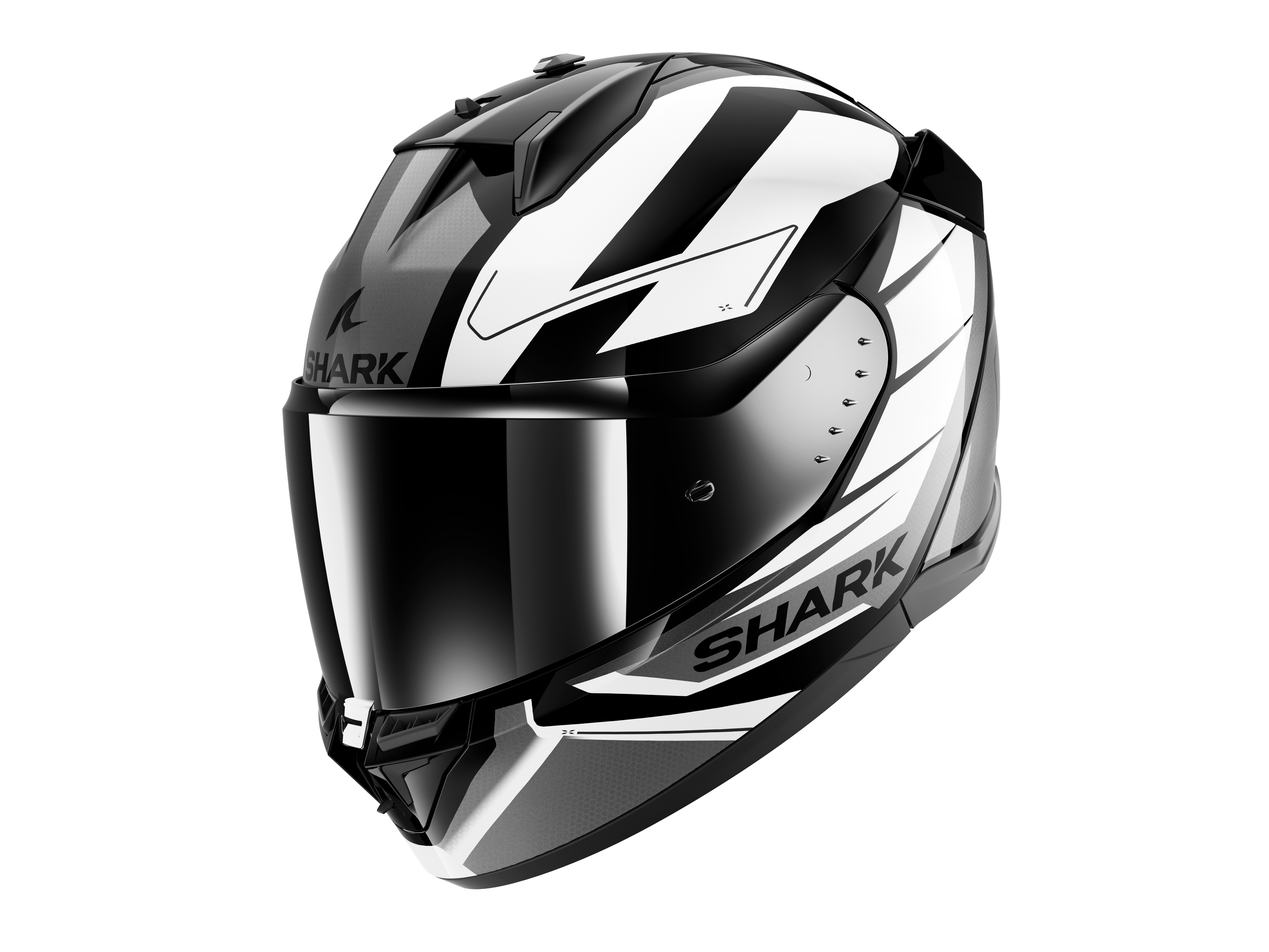CAPACETE SHARK D-SKWAL 3 SIZLER PRETO/BRANCO/ANTRACITE (KWA) - L -