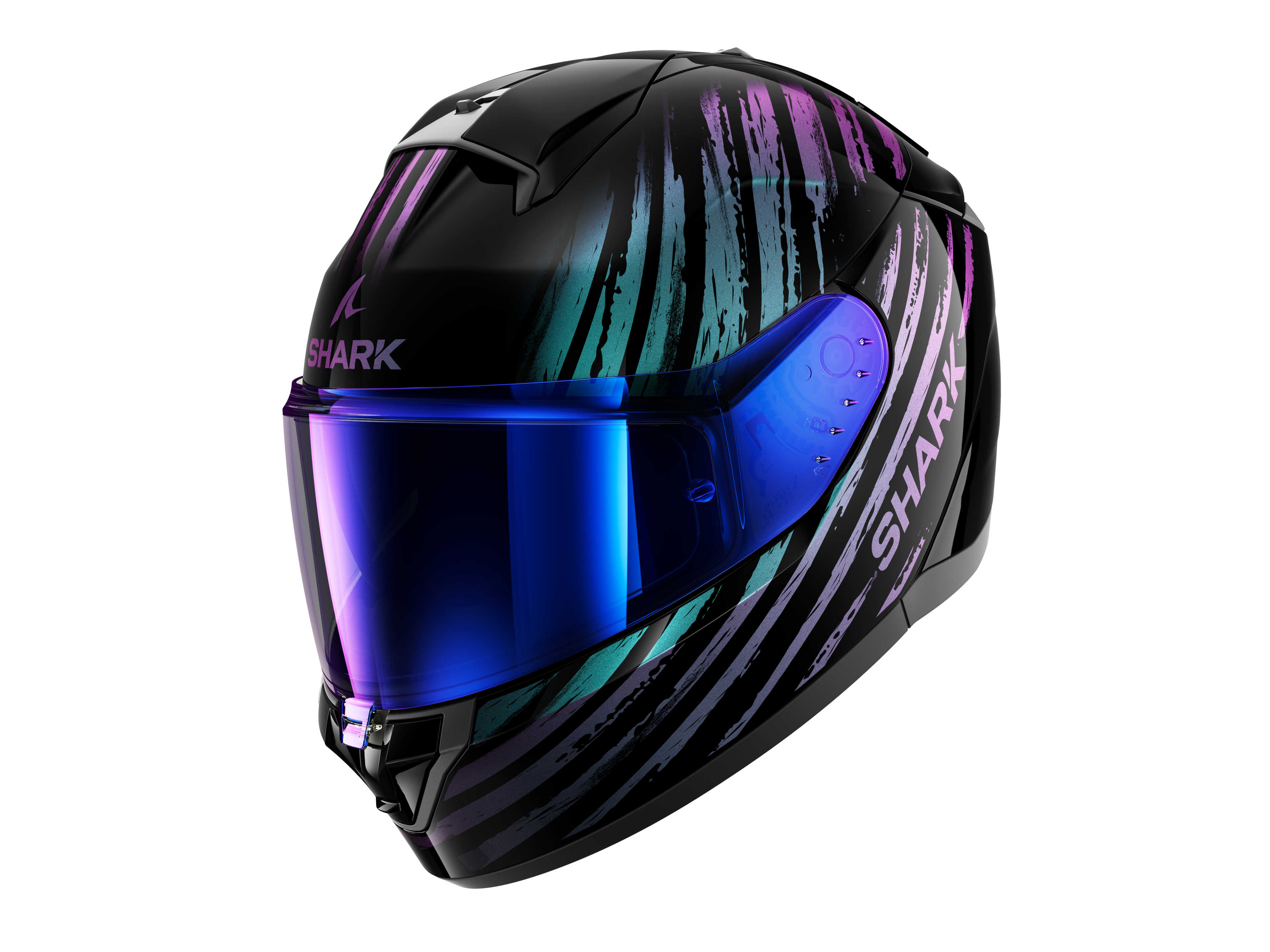 CAPACETE SHARK RIDILL 2 ASSYA PRETO/BRILHANTE (KXK) - XS