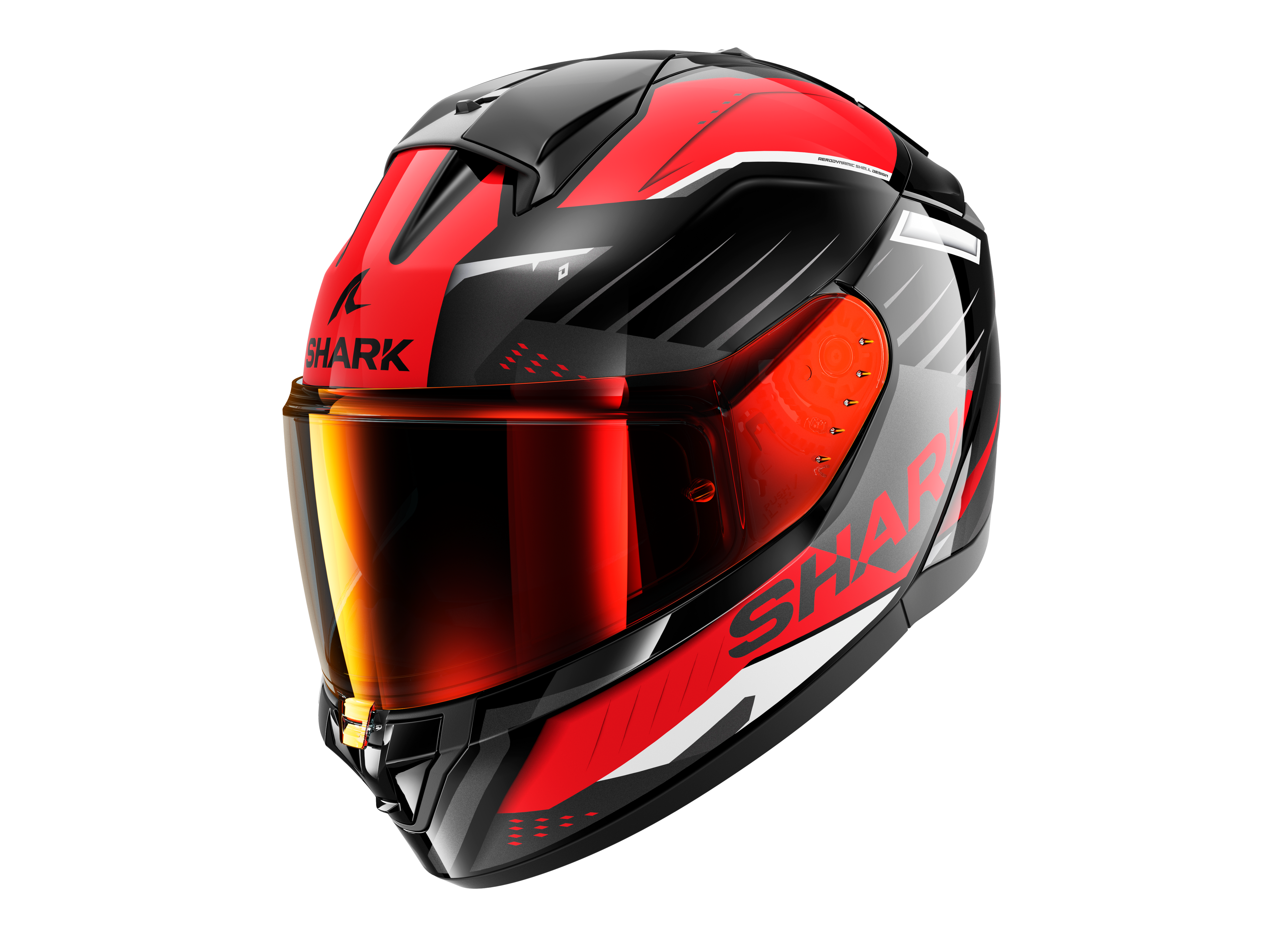 CAPACETE SHARK RIDILL 2 BERSEK PRETO/VERMELHO/ANTRACITE (KRA) - XL