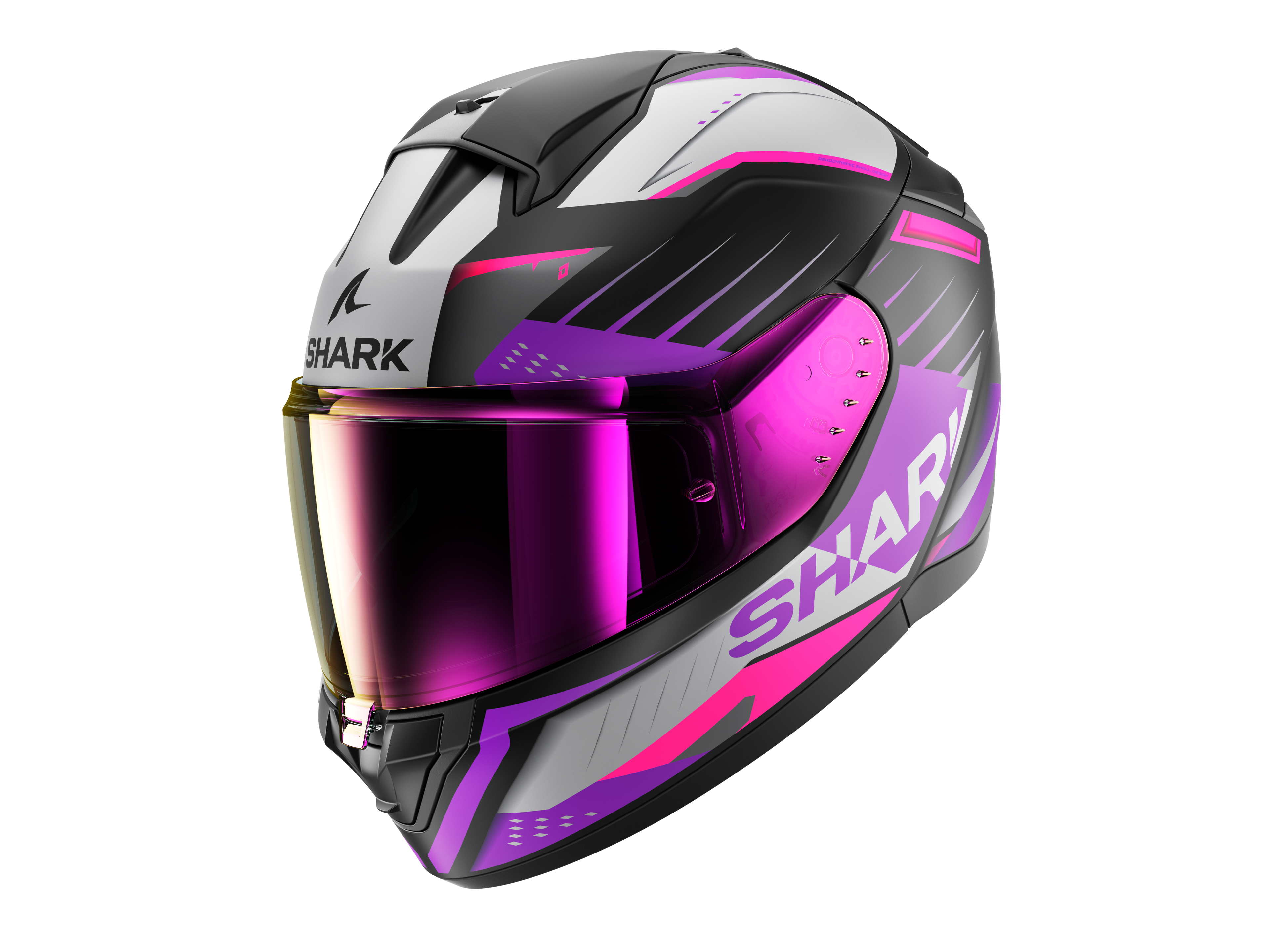 CAPACETE SHARK RIDILL 2 BERSEK MAT PRETO/ROSA (KVV) - XS -