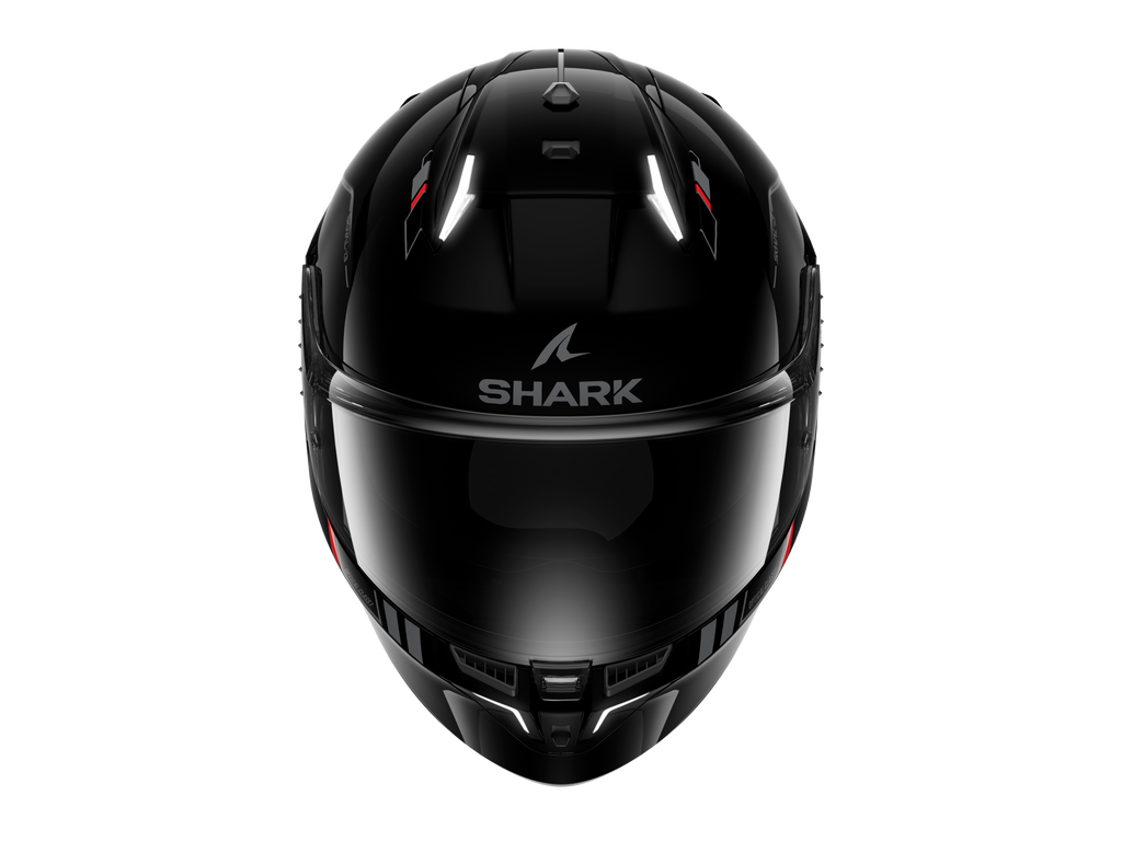 CAPACETE SHARK SKWAL i3 BLANK SP PRETO/ANTRACITE/VERMELHO (KAR) - XL -