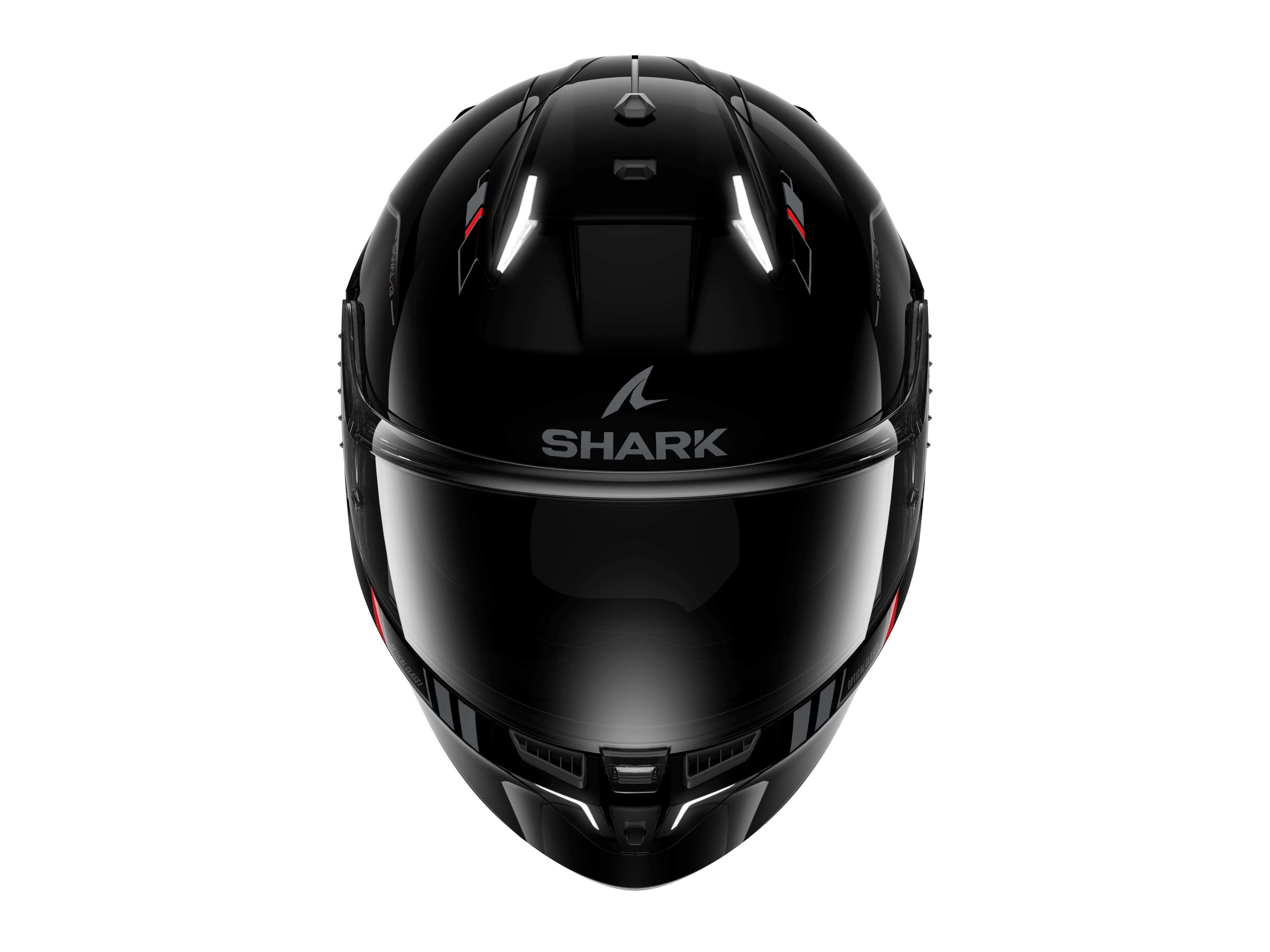 CAPACETE SHARK SKWAL i3 BLANK SP PRETO/ANTRACITE/VERMELHO (KAR) - XL -