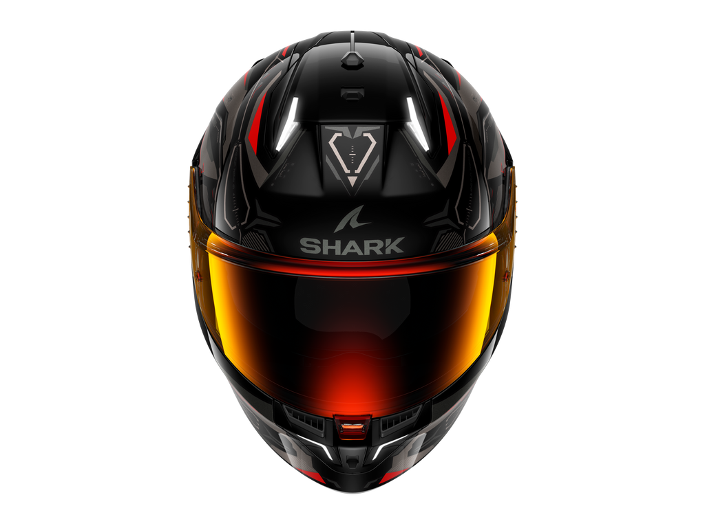 CAPACETE SHARK SKWAL i3 LINIK PRETO/ANTRACITE/VERMELHO (KAR) - XL