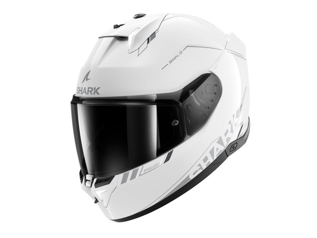 CAPACETE SHARK SKWAL i3 BLANK SP BRANCO (WSA) - M -