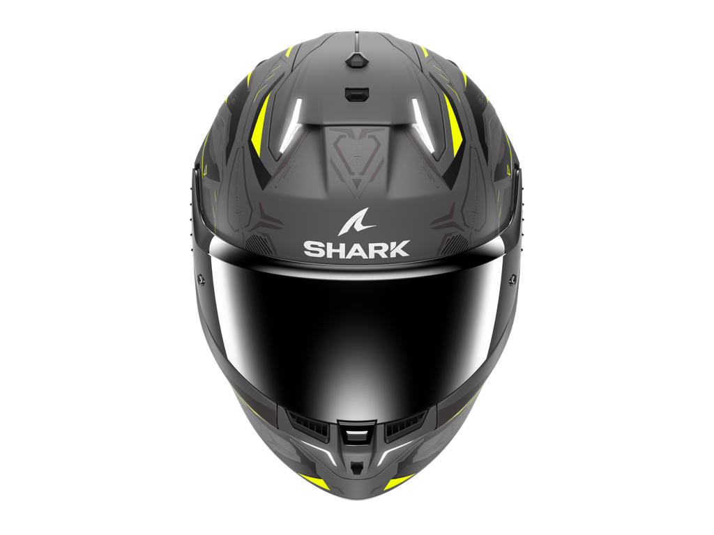CAPACETE SHARK SKWAL i3 LINIK ANTRACITE/AMARELO/PRETO (AYK) - L -