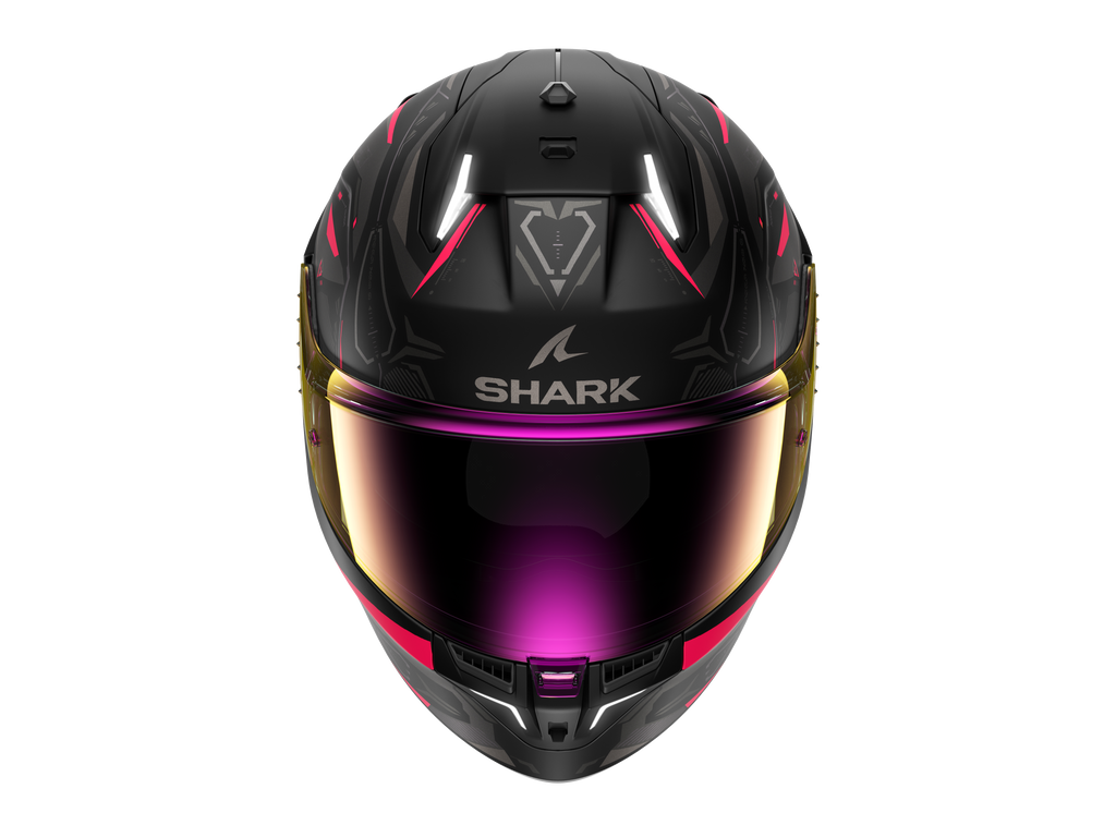 CAPACETE SHARK SKWAL i3 LINIK PRETO/ROSA (KVA) - XS -