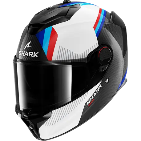 CAPACETE SHARK SPARTAN GT PRO DOKHTA CARBON CARBONO/BRANCO/AZUL (DWB) - L