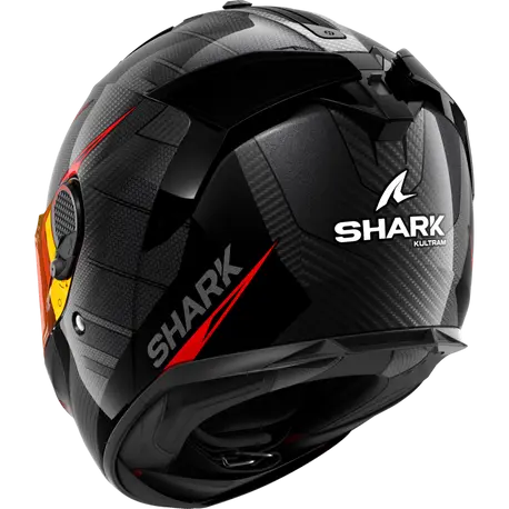 CAPACETE SHARK SPARTAN GT PRO KULTRAM CARBON CARBONO/PRETO/VERMELHO (DKR) - XL