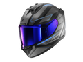 CAPACETE SHARK D-SKWAL 3 SIZLER MAT PRETO/ANTRACITE/AZUL (KAB) - L -