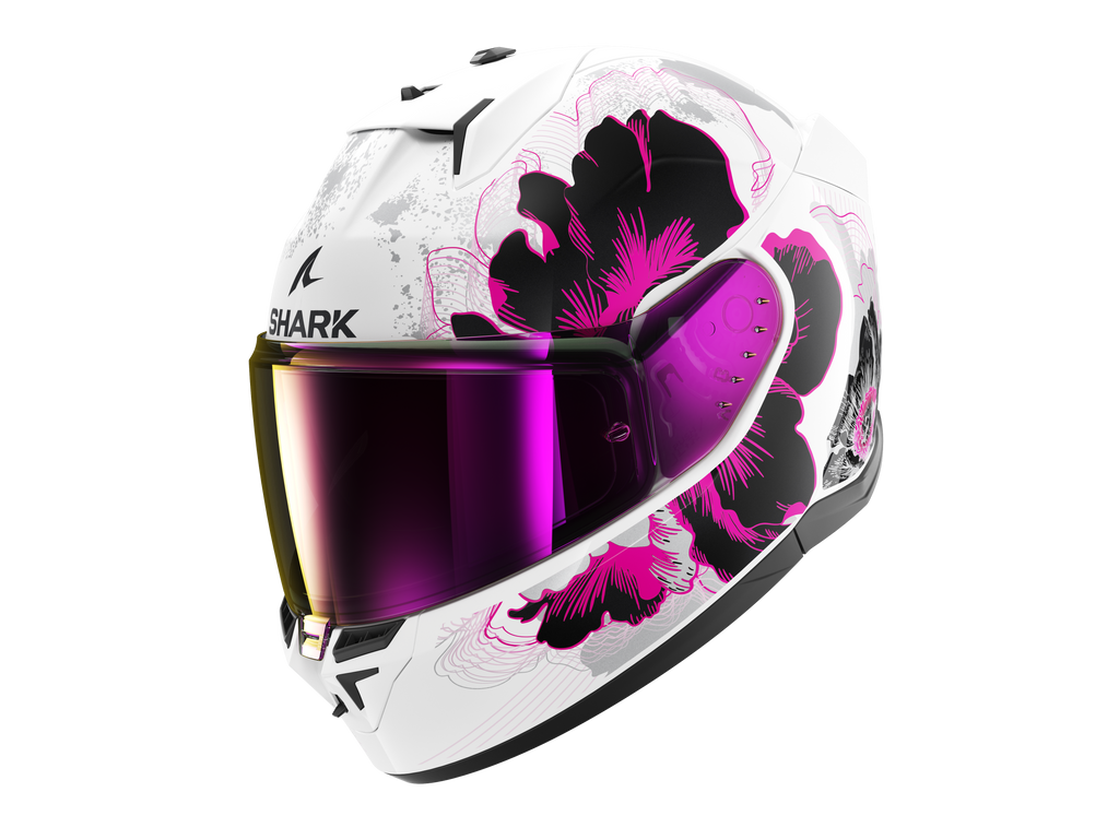 CAPACETE SHARK D-SKWAL 3 MAYFER BRANCO/ROSA/ANTRACITE (WVA) - S -