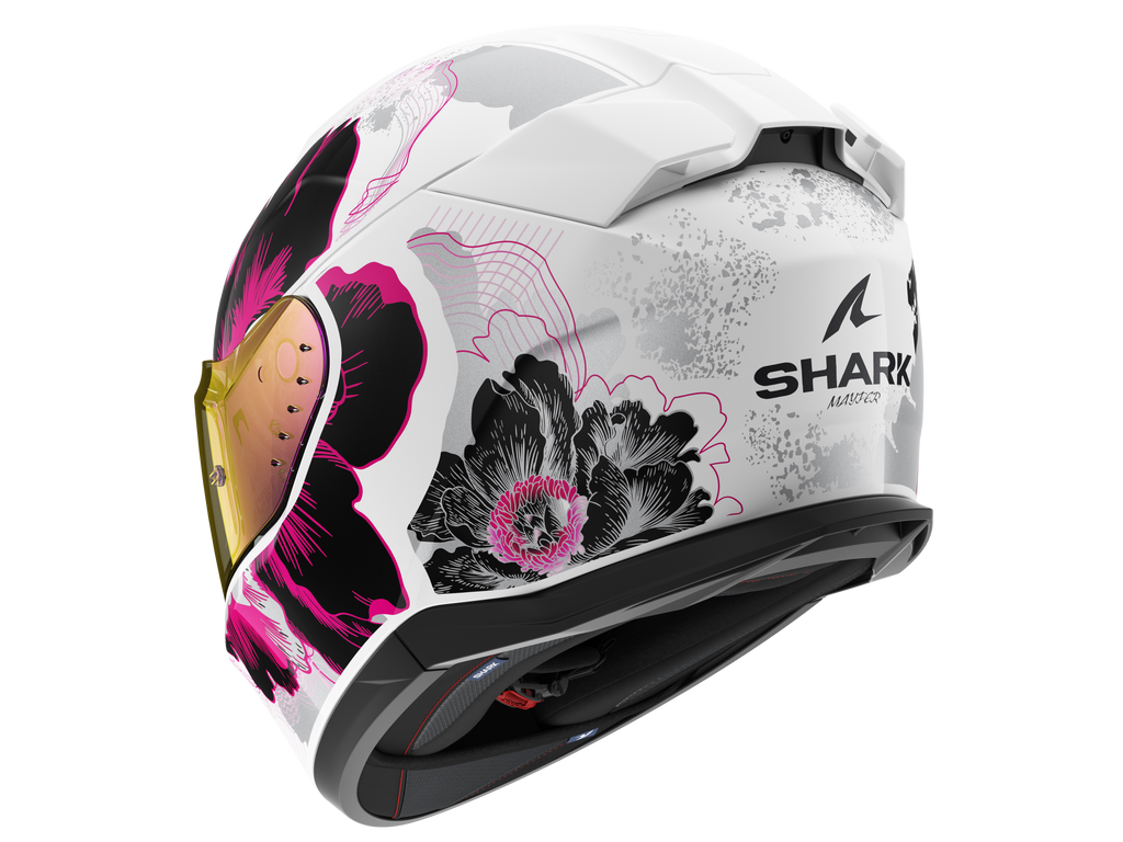 CAPACETE SHARK D-SKWAL 3 MAYFER BRANCO/ROSA/ANTRACITE (WVA) - S -