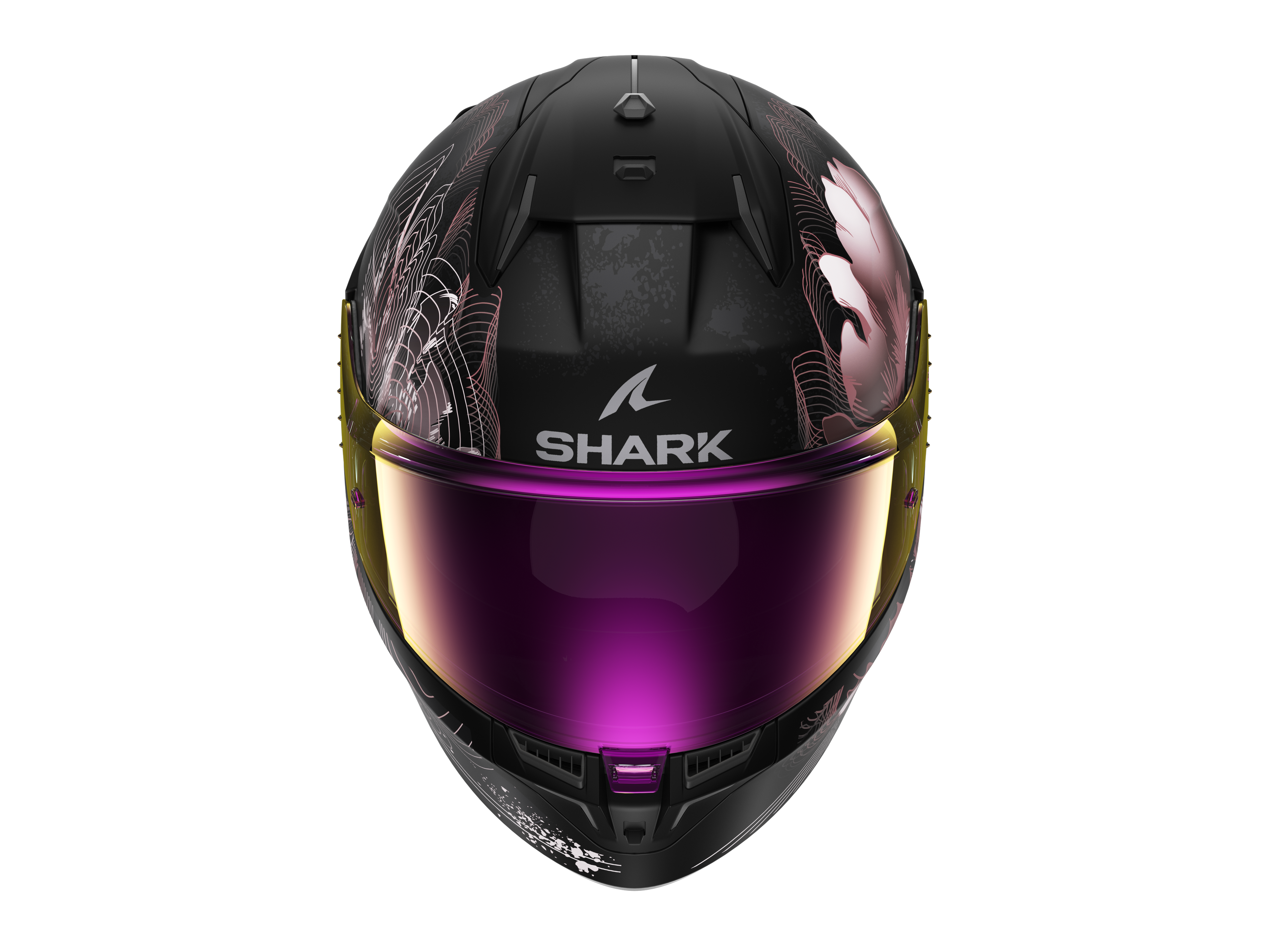 CAPACETE SHARK D-SKWAL 3 MAYFER MAT PRETO/ROSA/DOURADO (KVQ) - S