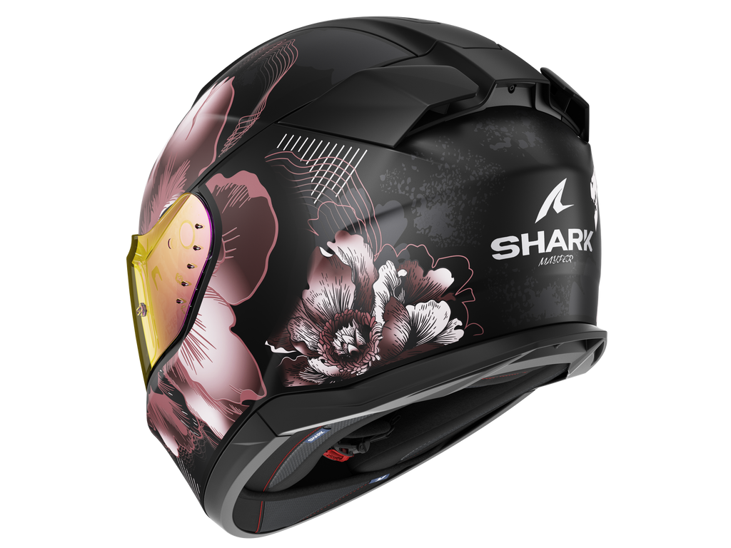 CAPACETE SHARK D-SKWAL 3 MAYFER MAT PRETO/ROSA/DOURADO (KVQ) - M