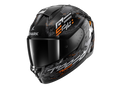 CAPACETE SHARK RIDILL 2 MOLOKAI PRETO/PRATA/LARANJA (KSO) - XL -