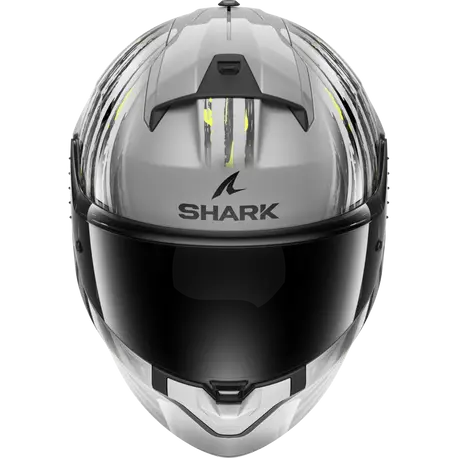 CAPACETE SHARK RIDILL 2 ASSYA PRATA/ANTRACITE/AMARELO (SAY) - L -
