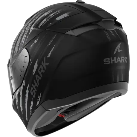 CAPACETE SHARK RIDILL 2 ASSYA MAT PRETO/ANTRACITE (KAA) - M -