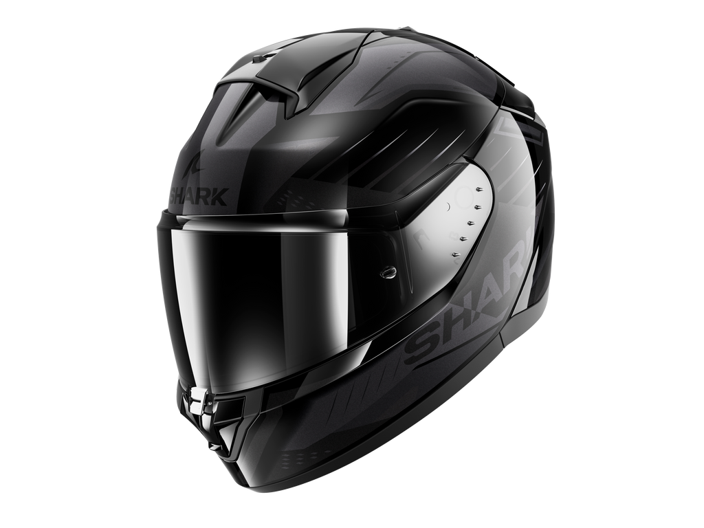 CAPACETE SHARK RIDILL 2 BERSEK PRETO/ANTRACITE (KAA) - S -