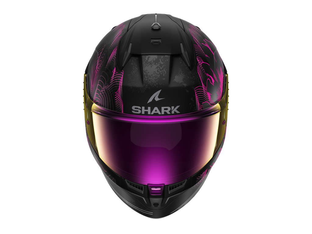 CAPACETE SHARK D-SKWAL 3 MAYFER MAT PRETO/ROSA/ANTRACITE (KVA) - XS -