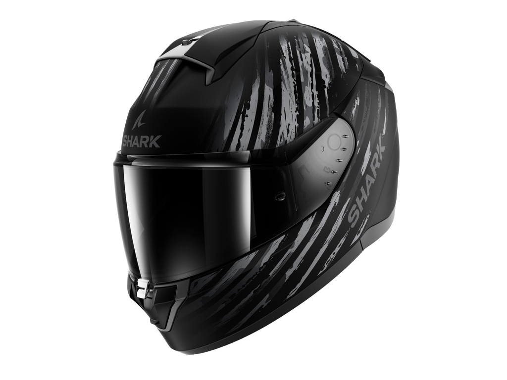CAPACETE SHARK RIDILL 2 ASSYA MAT PRETO/ANTRACITE (KAA) - XL -