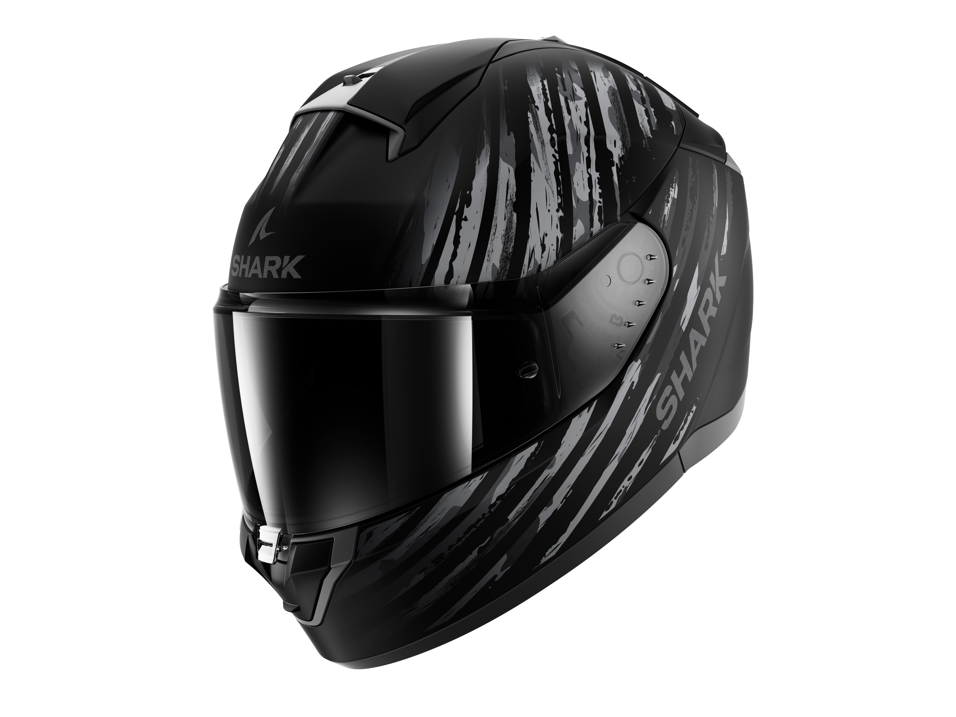 CAPACETE SHARK RIDILL 2 ASSYA MAT PRETO/ANTRACITE (KAA) - XL -