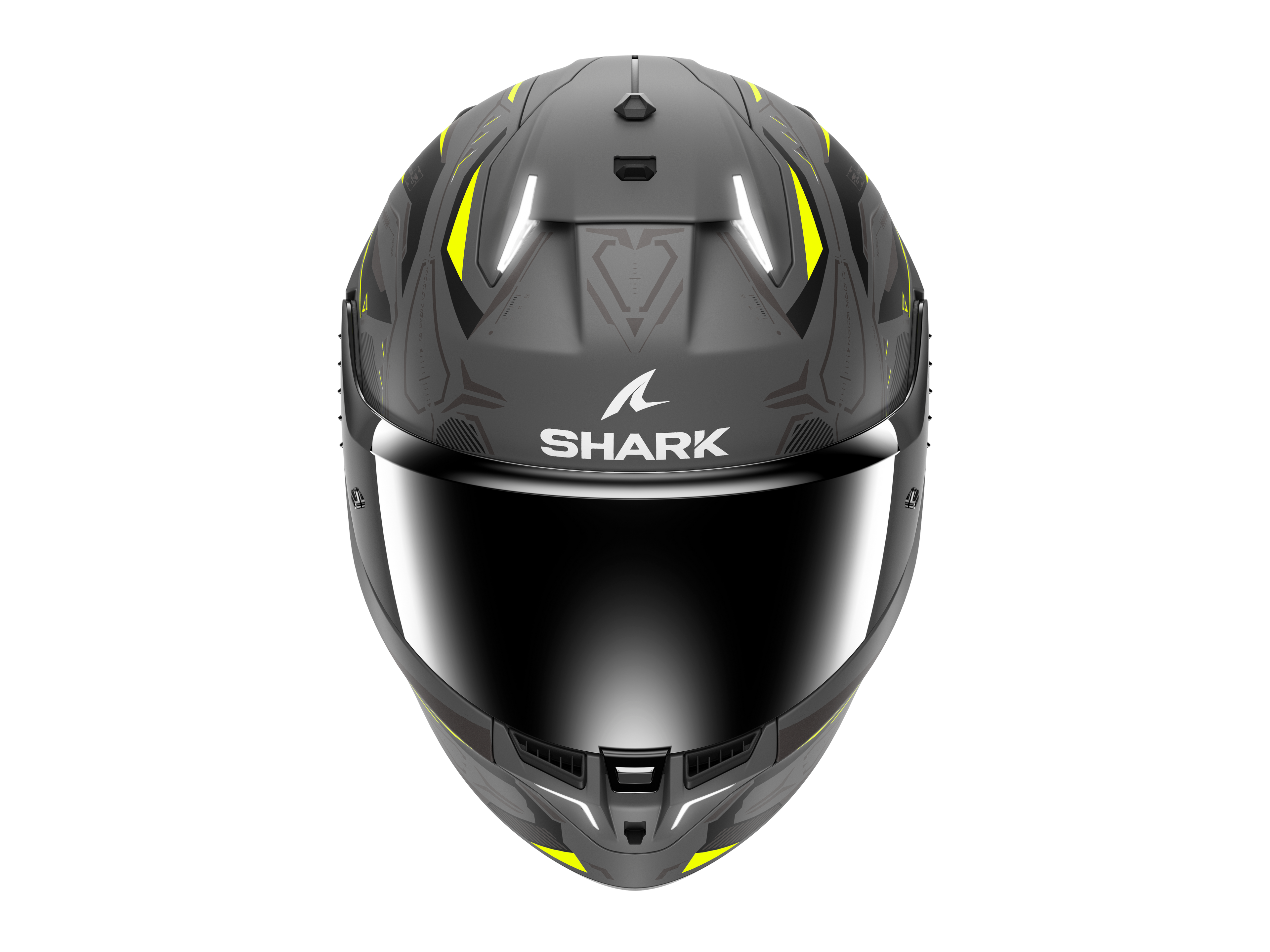 CAPACETE SHARK SKWAL i3 LINIK ANTRACITE/AMARELO/PRETO (AYK) - XL -