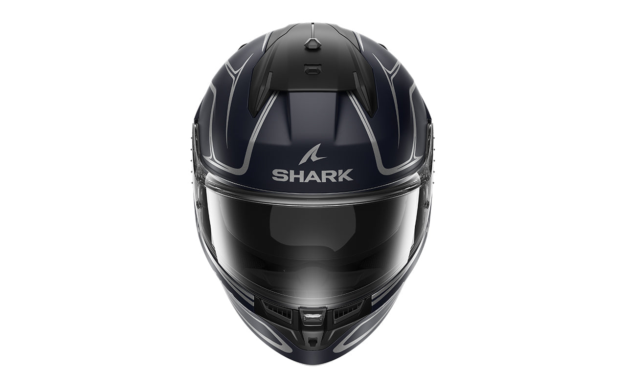 CAPACETE SHARK D-SKWAL 3 TLD DRONE MAT AZUL/PRATA (BSB) - L -