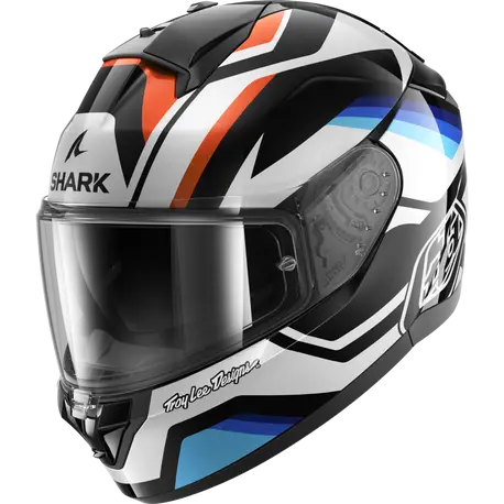 CAPACETE SHARK RIDILL 2 TLD APEX PRETO/BRANCO/AZUL (KWB) - L -
