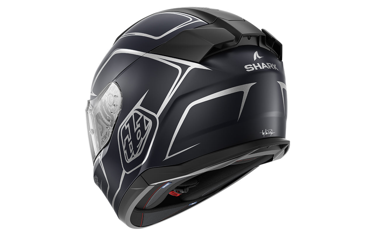 CAPACETE SHARK D-SKWAL 3 TLD DRONE MAT AZUL/PRATA (BSB) - XL -