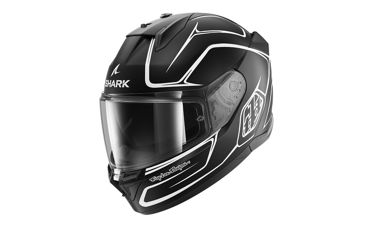 CAPACETE SHARK D-SKWAL 3 TLD DRONE MAT PRETO/BRANCO (KWK) - L -