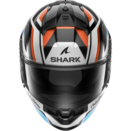CAPACETE SHARK RIDILL 2 TLD APEX PRETO/BRANCO/AZUL (KWB) - XL -
