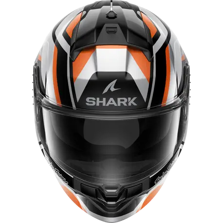 CAPACETE SHARK RIDILL 2 TLD APEX PRATA/PRETO/LARANJA (SKO) - L -