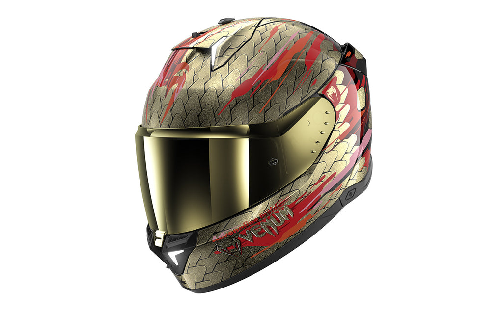CAPACETE SHARK SKWAL i3 VENUM (KRQ) - XL -