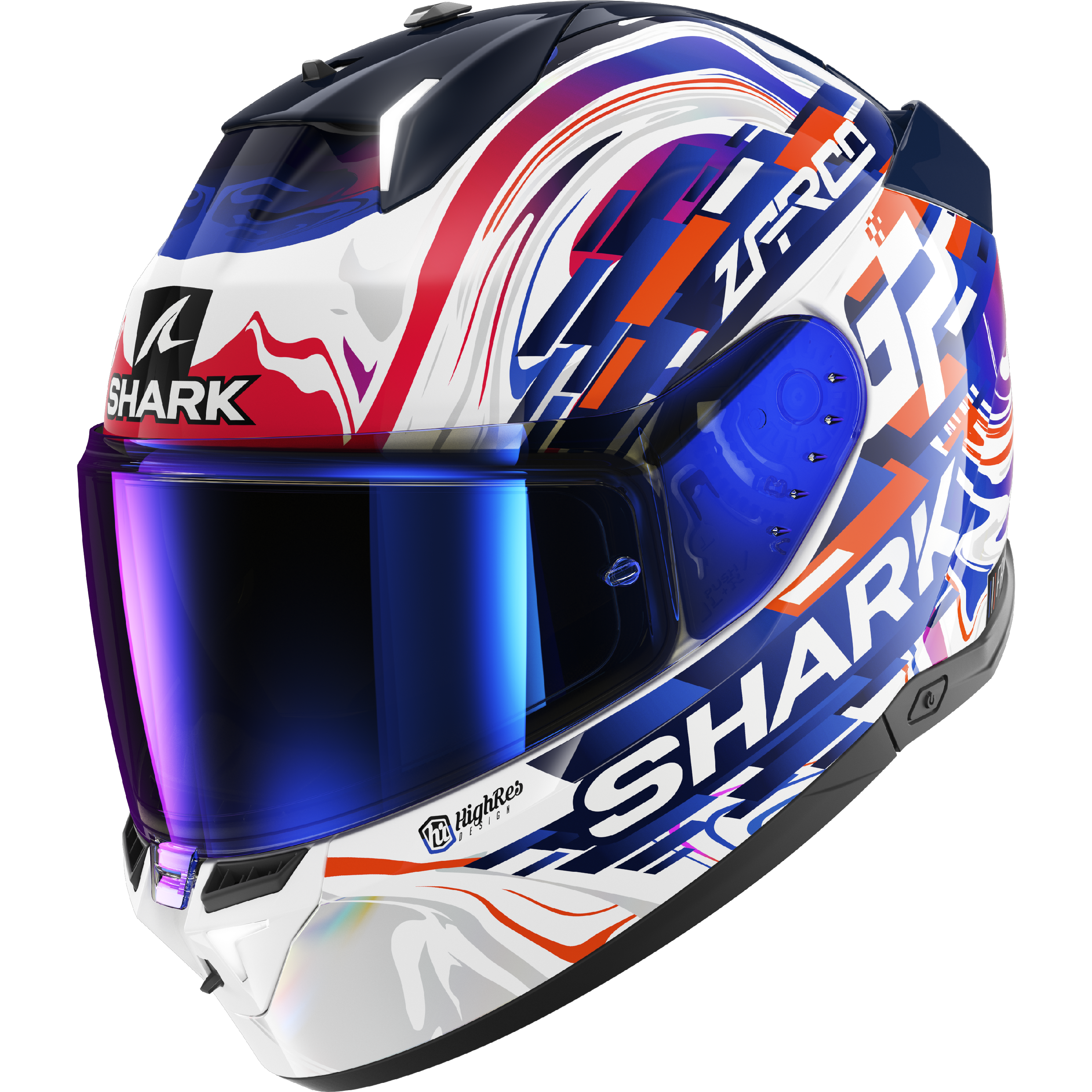 CAPACETE SHARK SKWAL i3 REPLICA ZARCO GP DE FCE (WVB) - S