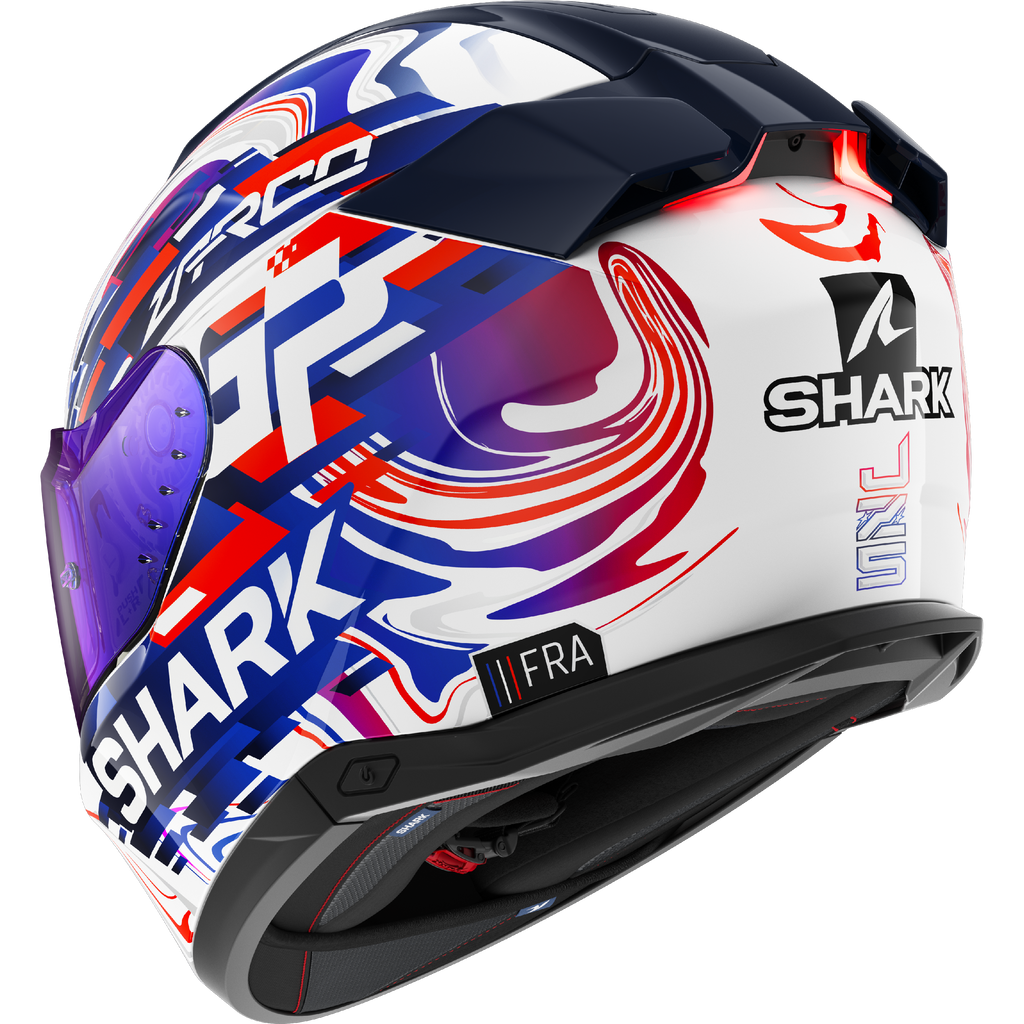 CAPACETE SHARK SKWAL i3 REPLICA ZARCO GP DE FCE (WVB) - XL