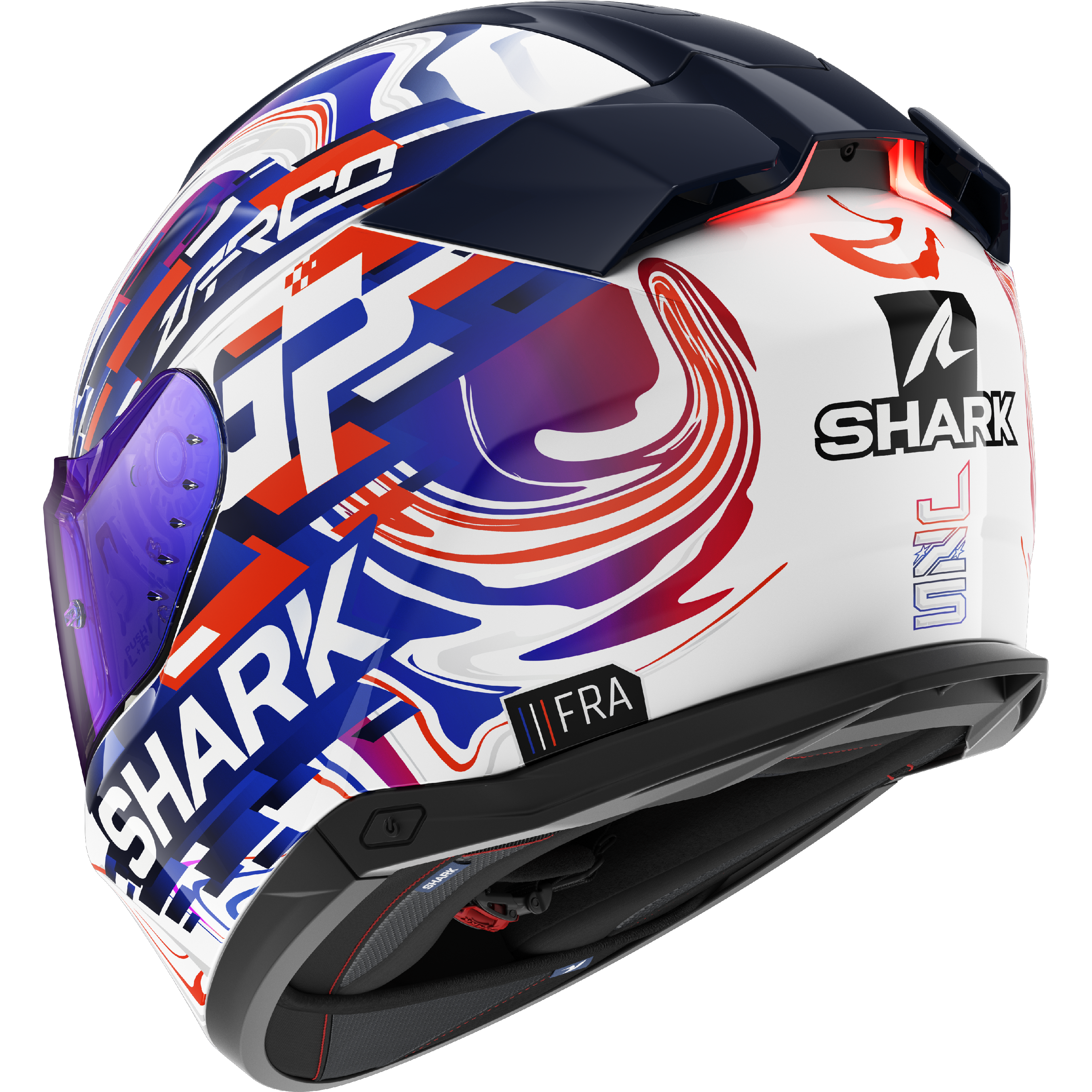 CAPACETE SHARK SKWAL i3 REPLICA ZARCO GP DE FCE (WVB) - XL