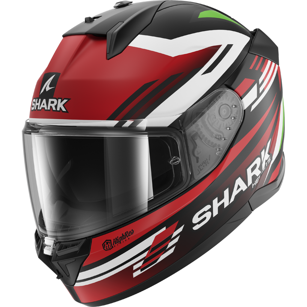 CAPACETE SHARK D-SKWAL 3 FIRSTLAP MAT PRT/VRM/VRD (KRG) - M -