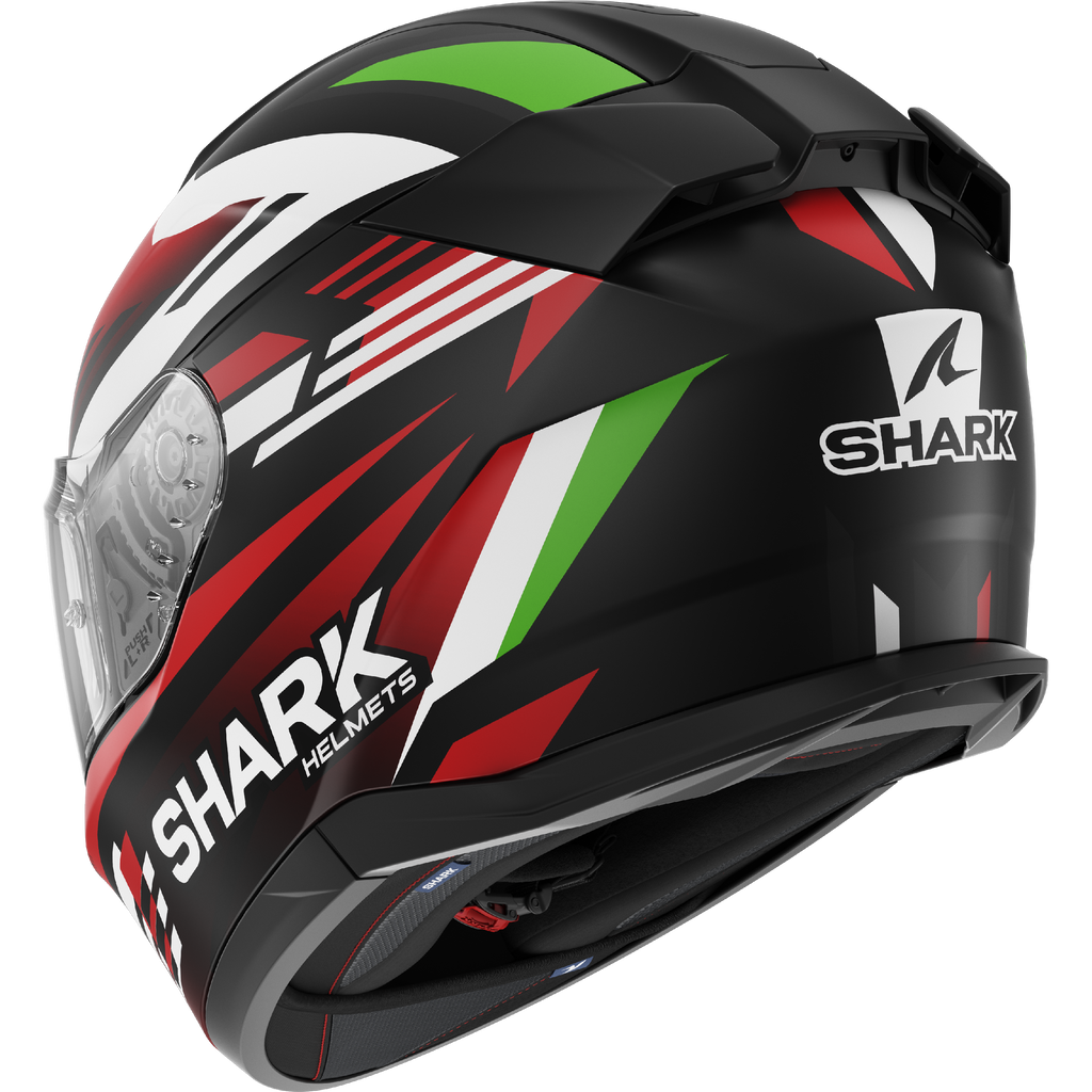 CAPACETE SHARK D-SKWAL 3 FIRSTLAP MAT PRT/VRM/VRD (KRG) - L -
