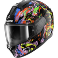 CAPACETE SHARK RIDILL 2 RAGING BEAST PRETO/ROSA/AMARELO (KVY) - S -