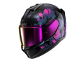CAPACETE SHARK D-SKWAL 3 MAYFER PRETO/ROSA/BRILHANTE (KVX) - XS