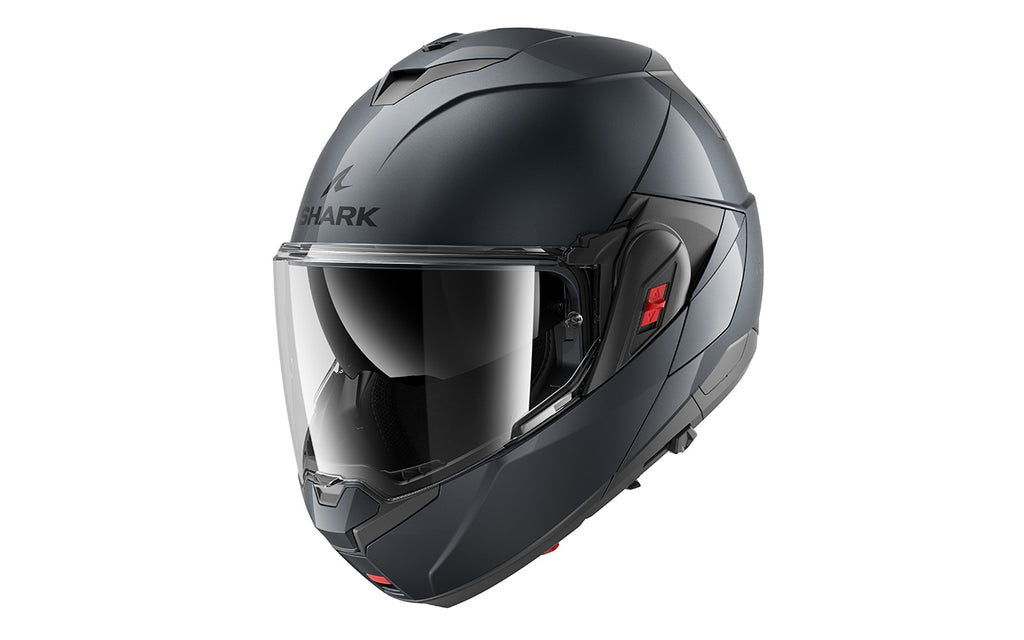 CAPACETE SHARK OXO BLANK CINZA ESCURO (A05) - M -