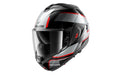 CAPACETE SHARK OXO SIKTER PRETO/CROMADO/CINZA (KUS) - M