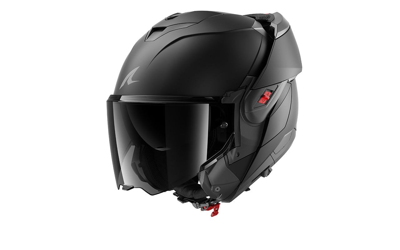 CAPACETE SHARK OXO DARK SHADOW PRETO MAT (KMA) - M