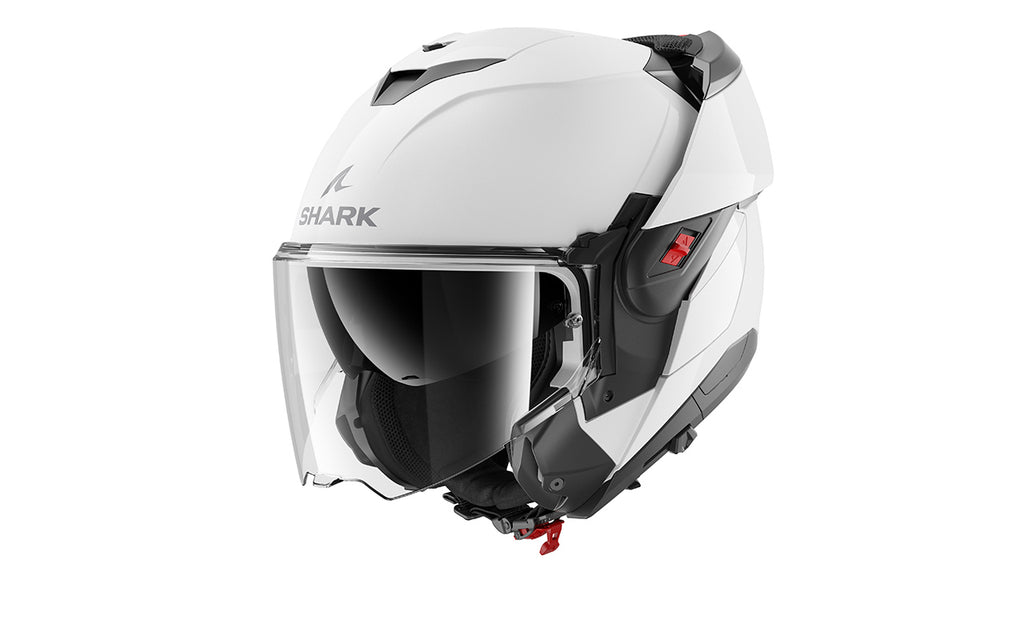 CAPACETE SHARK OXO BLANK BRANCO (W05) - XL